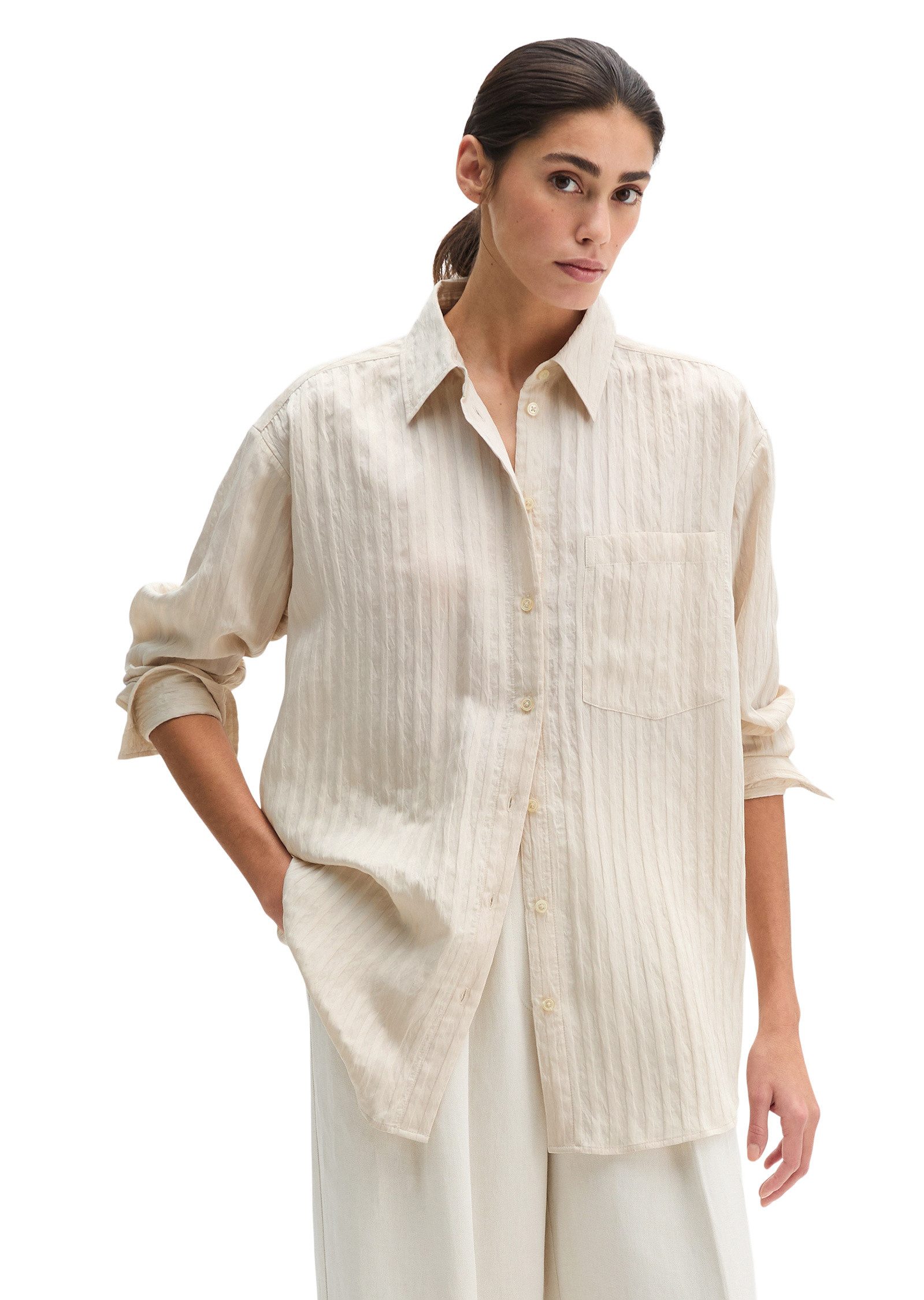 Marc O'Polo Langarmbluse aus TENCEL™ Modal