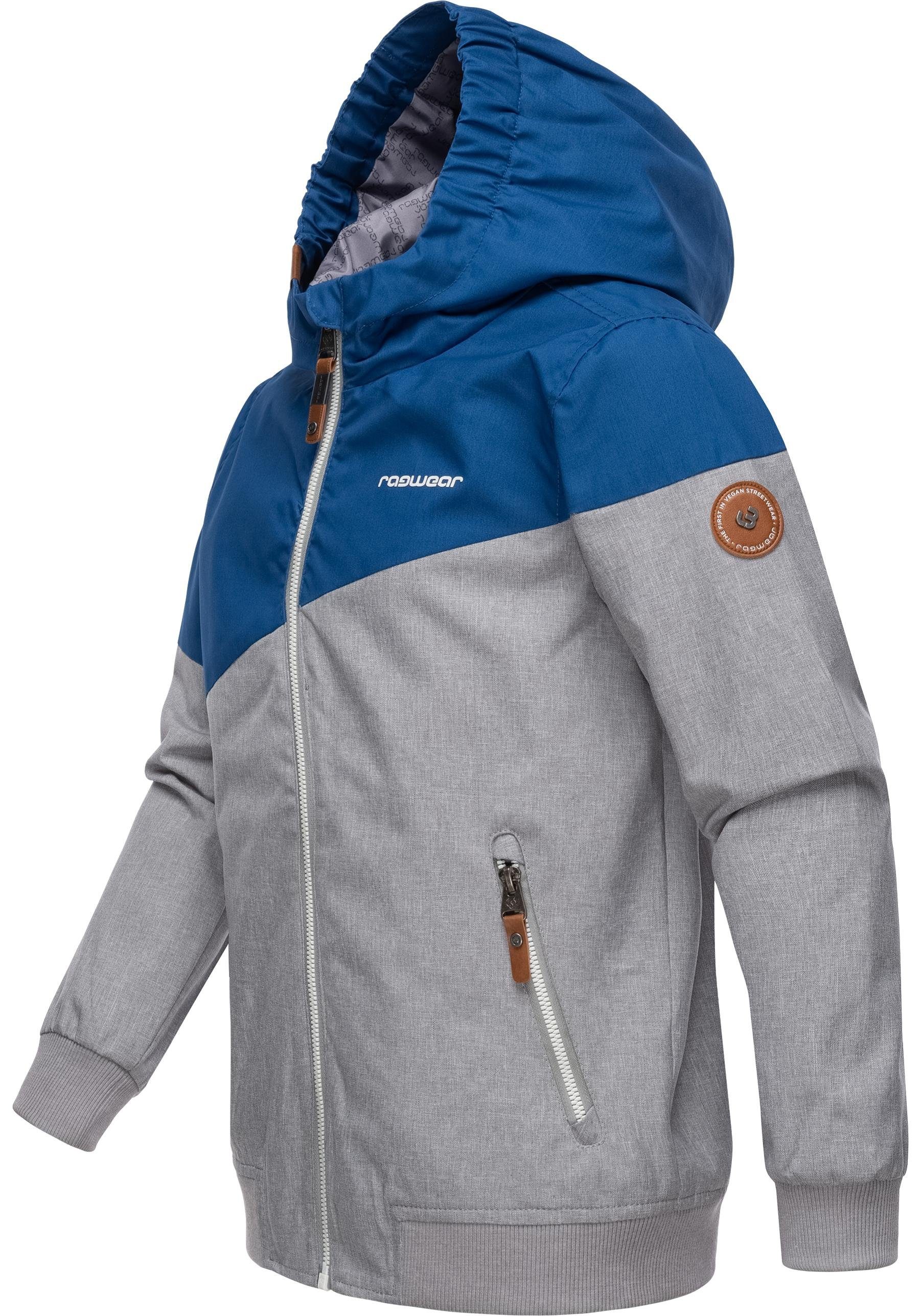 Jowell Outdoorjacke Ragwear mit Kapuze Jungen II Jacke blau sportliche