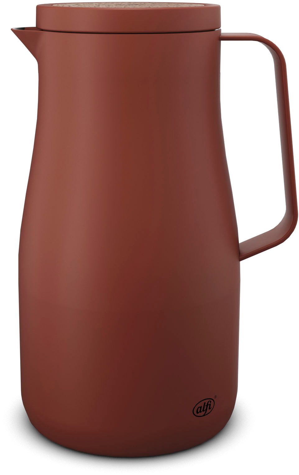 Alfi Isolierkanne STUDIO TEA, aus doppelwandigem Edelstahl, 1 l, (1-St), 12h heiß & 24h kalt, ergonomischer Griff, große Öffnung