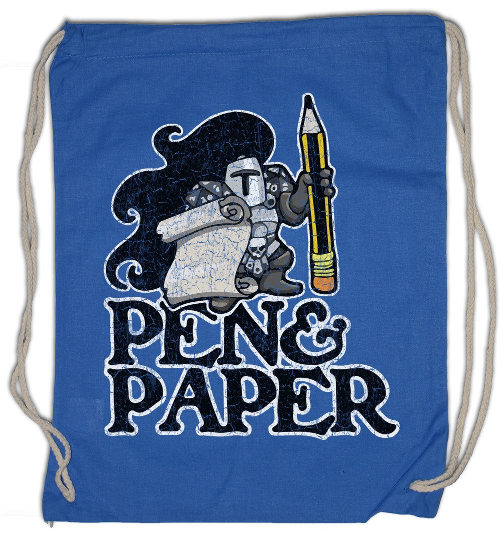 Turnbeutel Pen & Paper Turnbeutel Dungeons Gamer Geek Nerd Dragons Roleplay RPG
