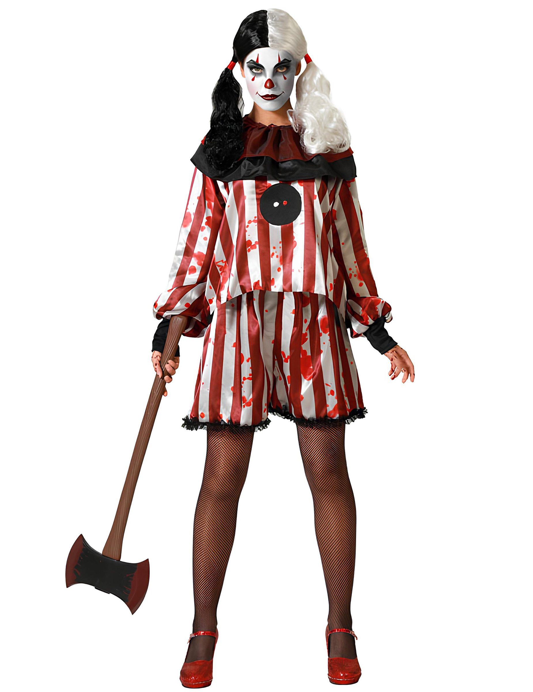 Kostüm Nightmare Clown Damen