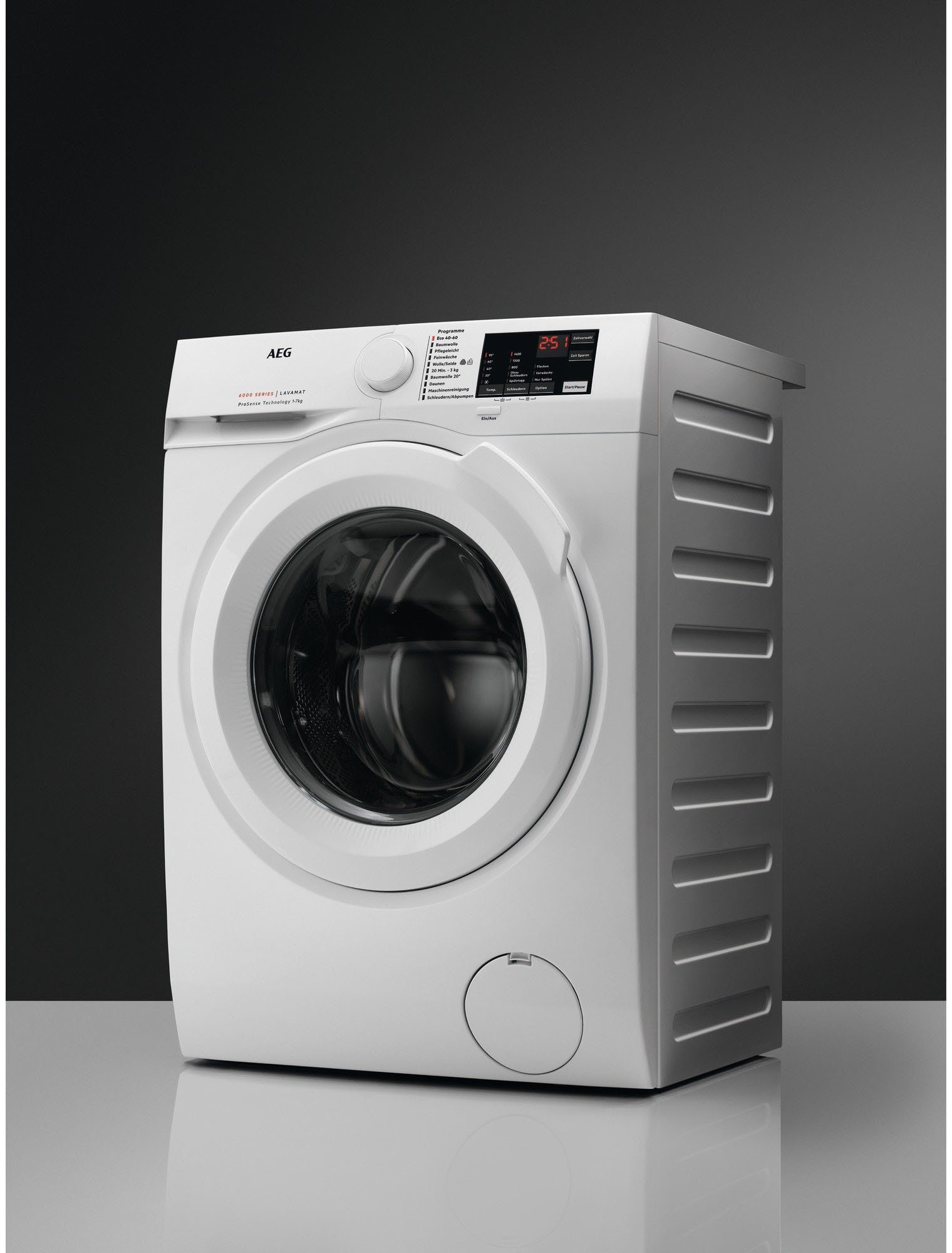 mit Programm L6FBA51680, 1600 AEG U/min, kg, Waschmaschine Dampf Hygiene-/ 8 Anti-Allergie