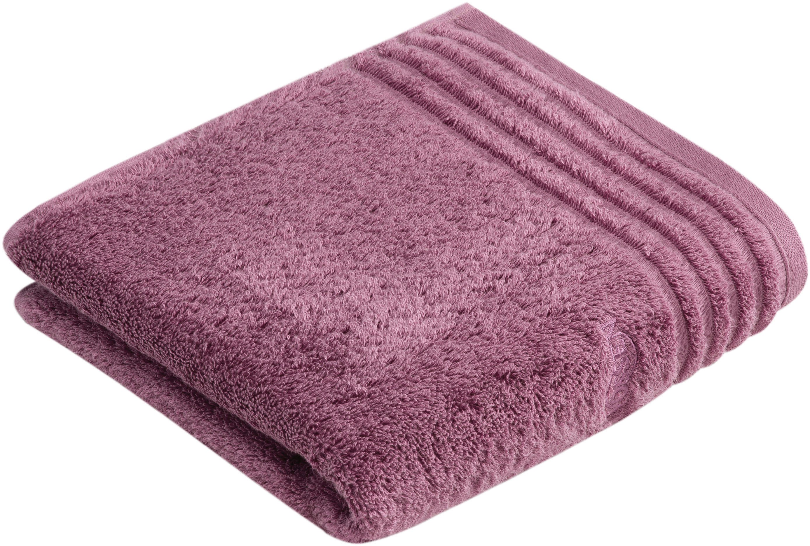 Vossen Handtuch Vienna Style Supersoft, Webfrottier (2-St), Supersoft Baumwolle