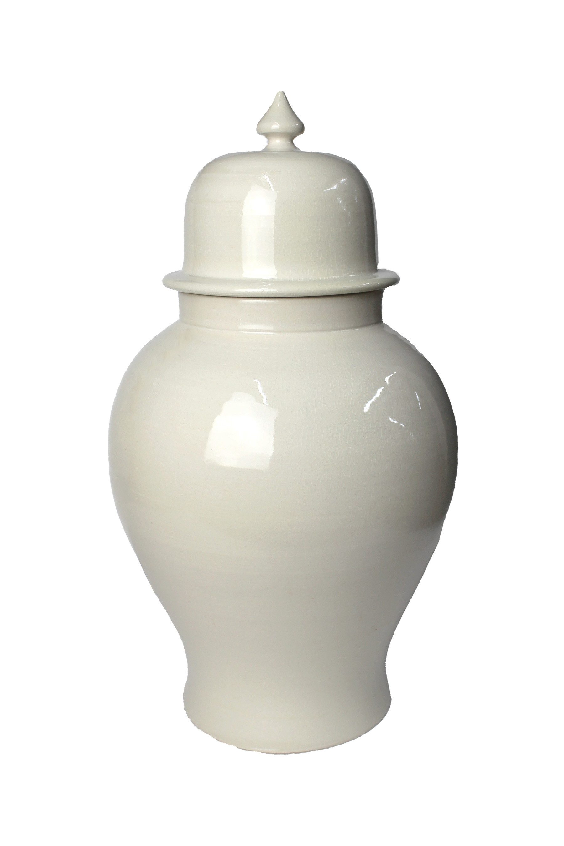 Signature Home Collection Dekovase (1 Stück, 1 St., 1 Keramikvase mit Deckel), Handgefertigte Keramik aus Italien