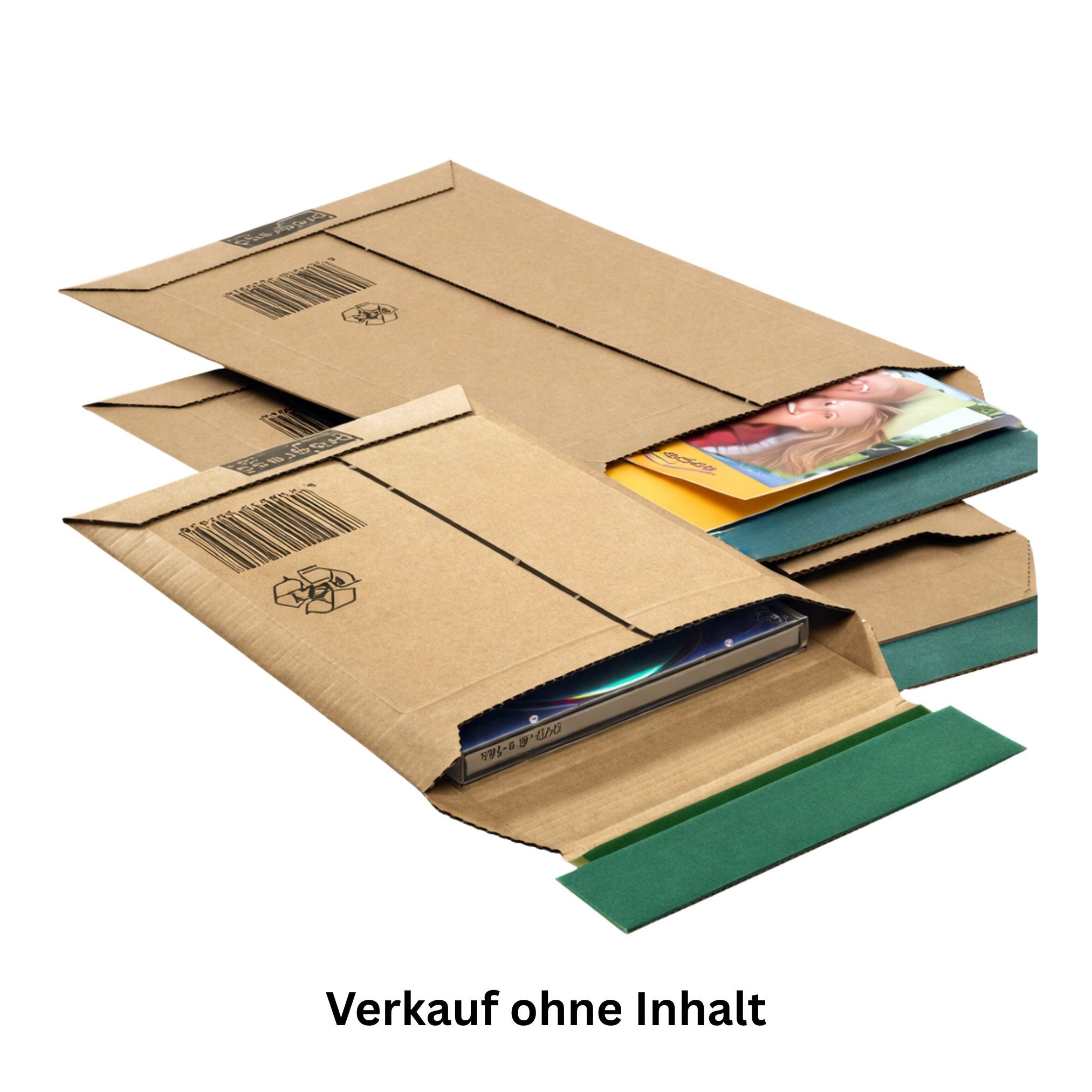 Packen24 GmbH Versandtasche Mikrowelle Versandtaschen 187 x 272 x 1-50 mm braun