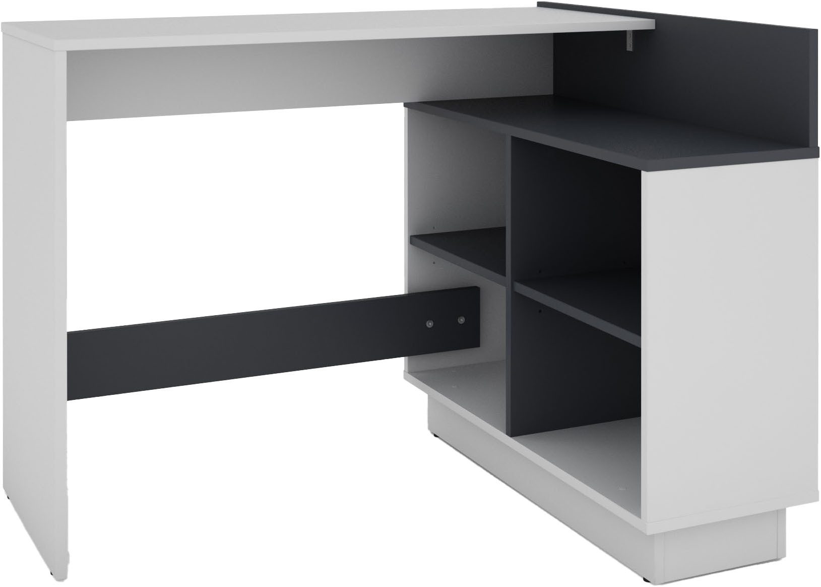 byLIVING Eckschreibtisch Bern, platzsparender Schreibtisch, rechts und link günstig online kaufen