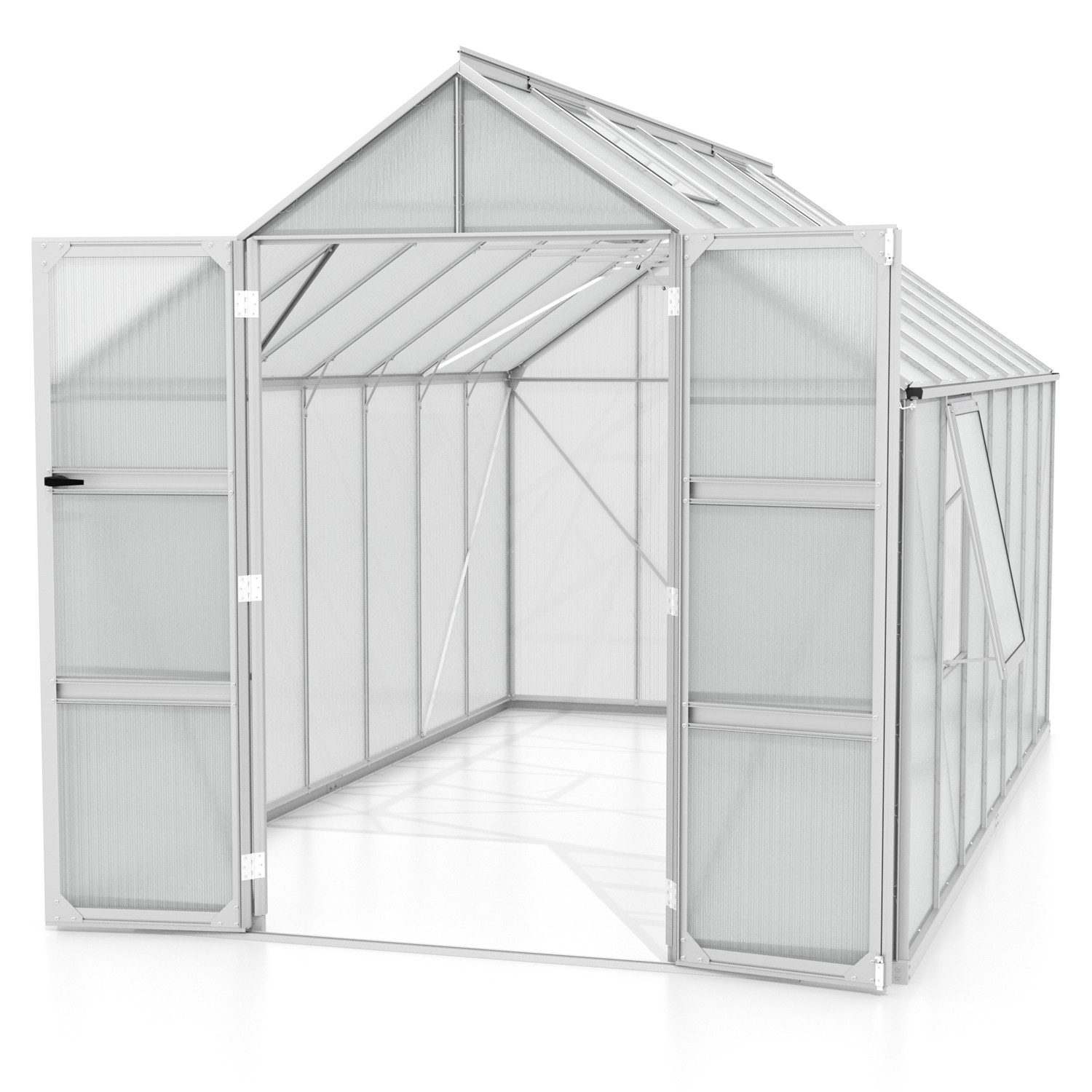 Vitavia Gewächshaus Olymp 11500, 4,00 mm Wandstärke silberfarben | Rabatt: 29%