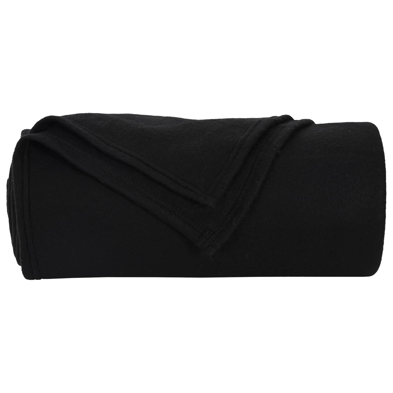 vidaXL Bettüberwurf Wohndecken 6 stk. Schwarz 240 x 220 cm 4.28 kg Fleece