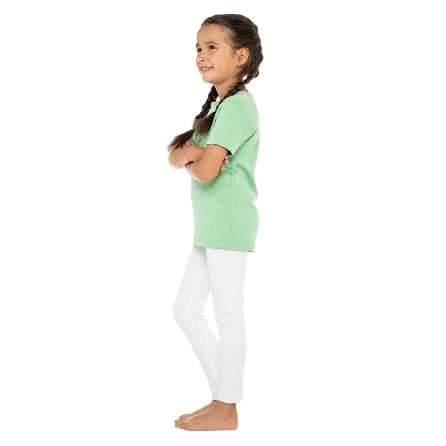 celodoro Leggings Kinder Leggings, stretchige Jersey Hose aus Baumwolle