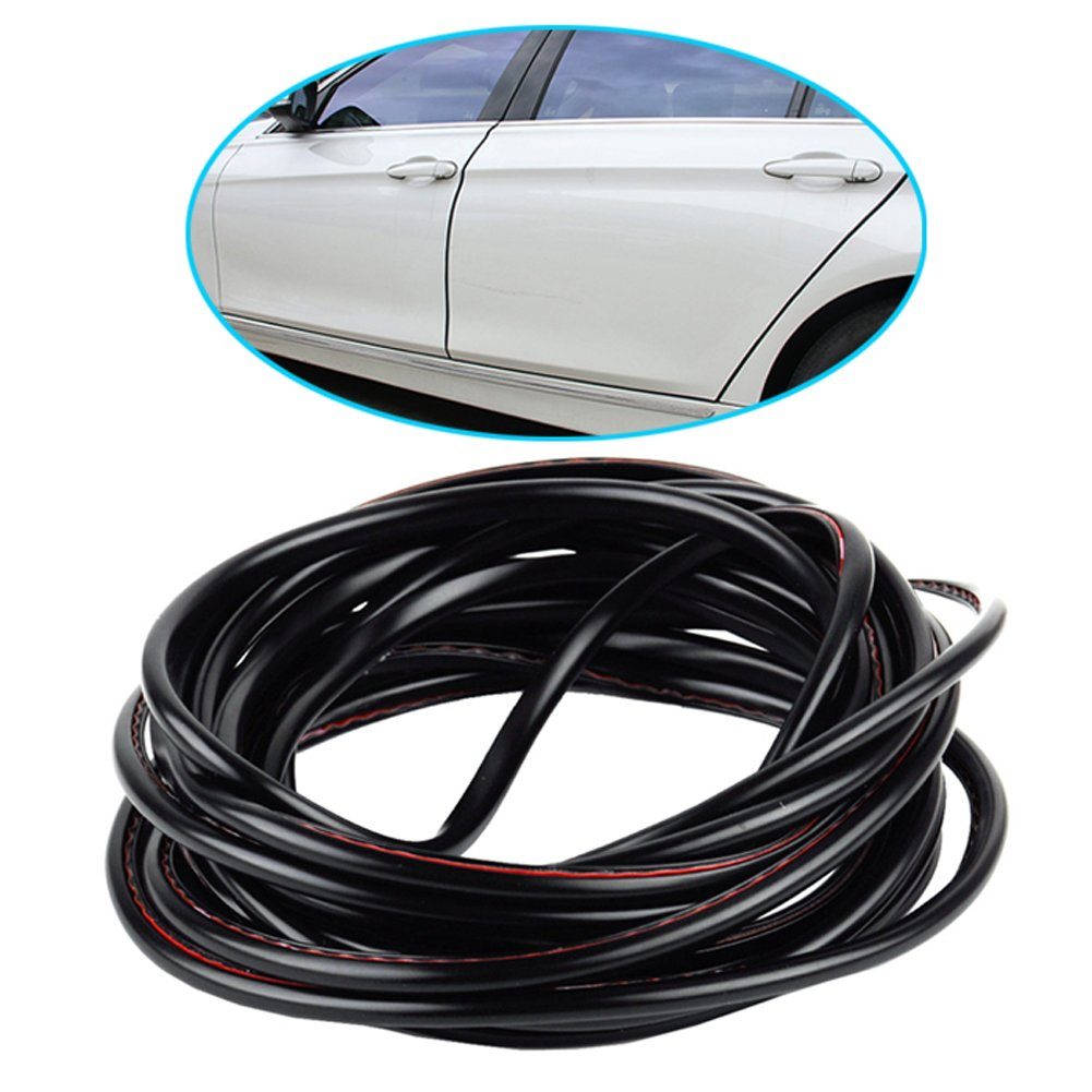 Bolwins Dichtungsband B83C Kfz Auto Türschutz Streifen Kantenschutz Türdichtung AntiKratzer, (Packung, 1-St., 5 Meter Länge, selbstklebend, universell einsetzbar), Stoß- und Kratzschutz, selbstklebend,