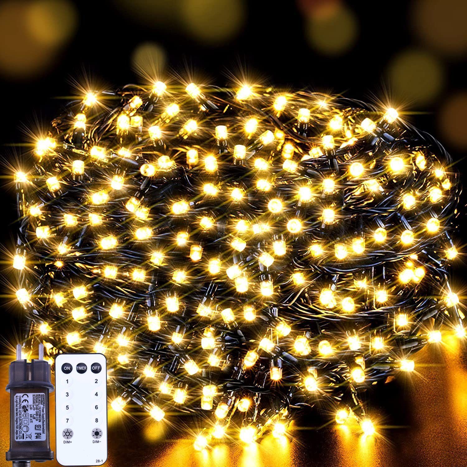 XIIW LEDLichterkette »1000LEDs Büschel Cluster LED Lichterkette 20M