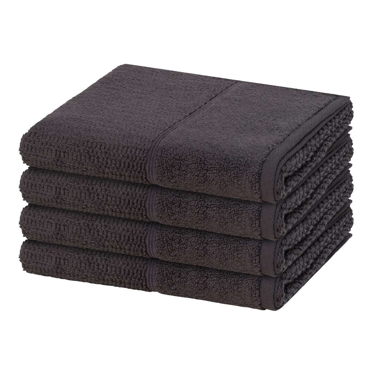 Möve for frottana Handtuch Set Pearl, Walkfrottee (Spar-Set, 4-St), 4 X Handtuch im Set - Baumwolle - Saugstark