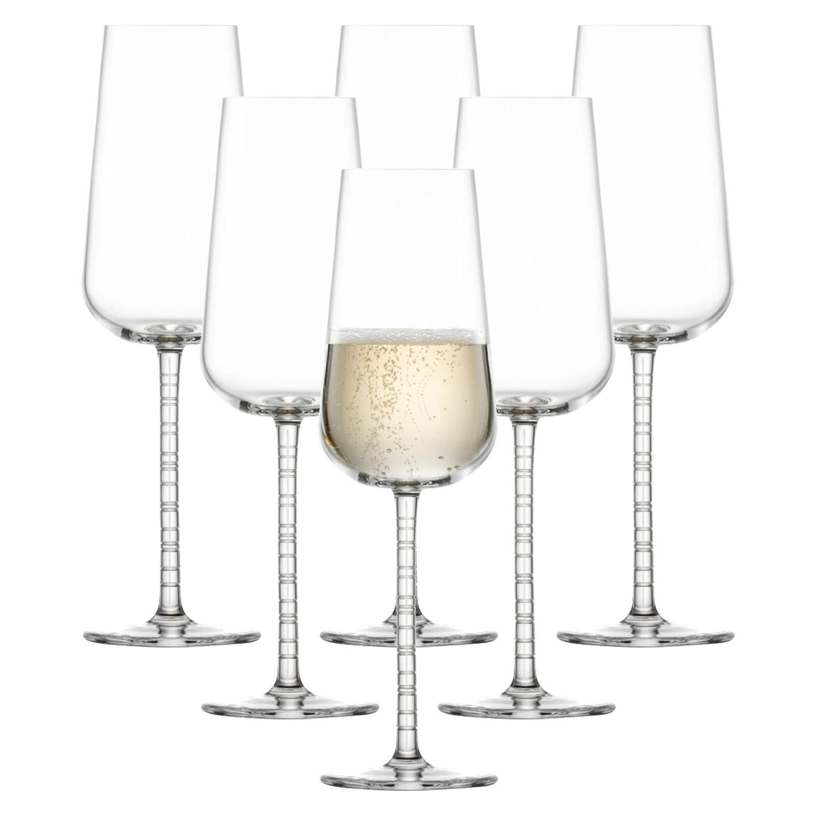 Zwiesel Glas Champagnerglas Journey Champagnergläser 358 ml 6er Set, Glas