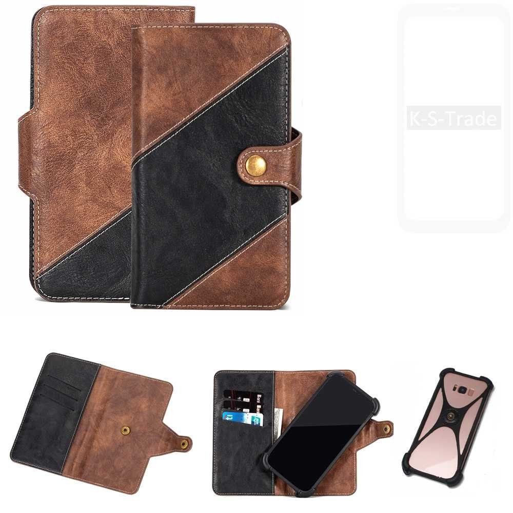 K-S-Trade Handyhülle für LG Electronics G8X THinQ, Handyhülle Schutzhülle Bookstyle Case Klapphülle Cover Hülle