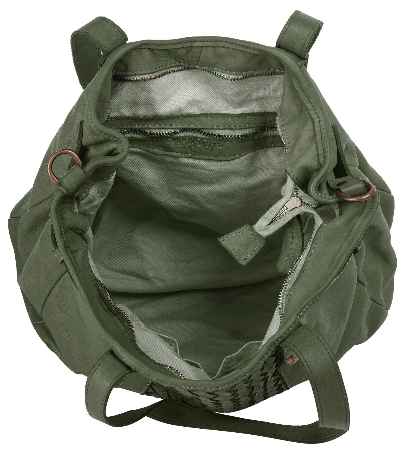 Samantha Look Shopper (1-tlg), echt Leder, Made in Italy