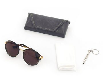LuxNice Sonnenbrille Tirol Polarisiert, UV400, Polaroid Gläser, Braun