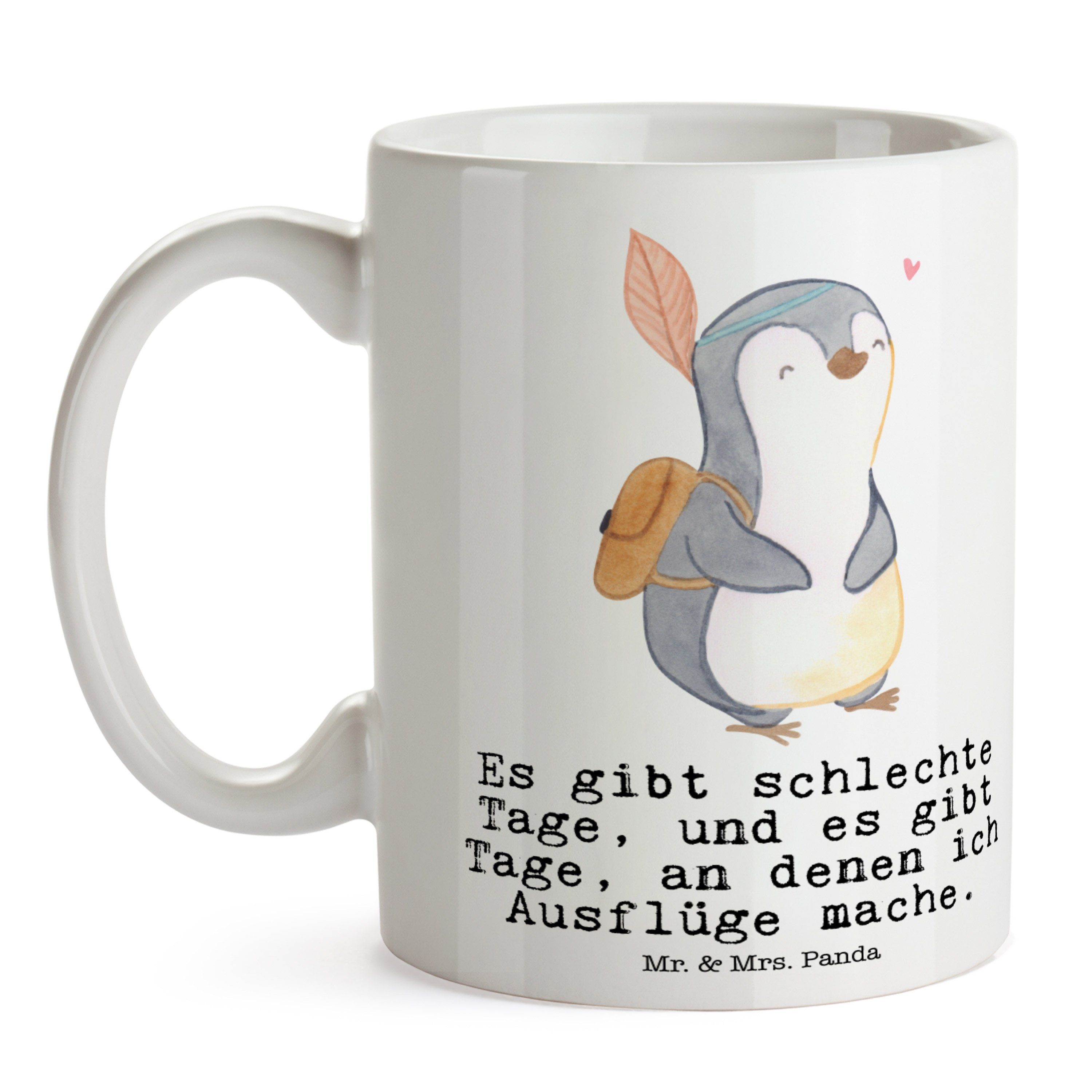 Mr. & Mrs. Panda Weiß Tasse Schenken, Ausflüge Geschenk, Pinguin Keramik machen, - Ta, Tage Ausflug 