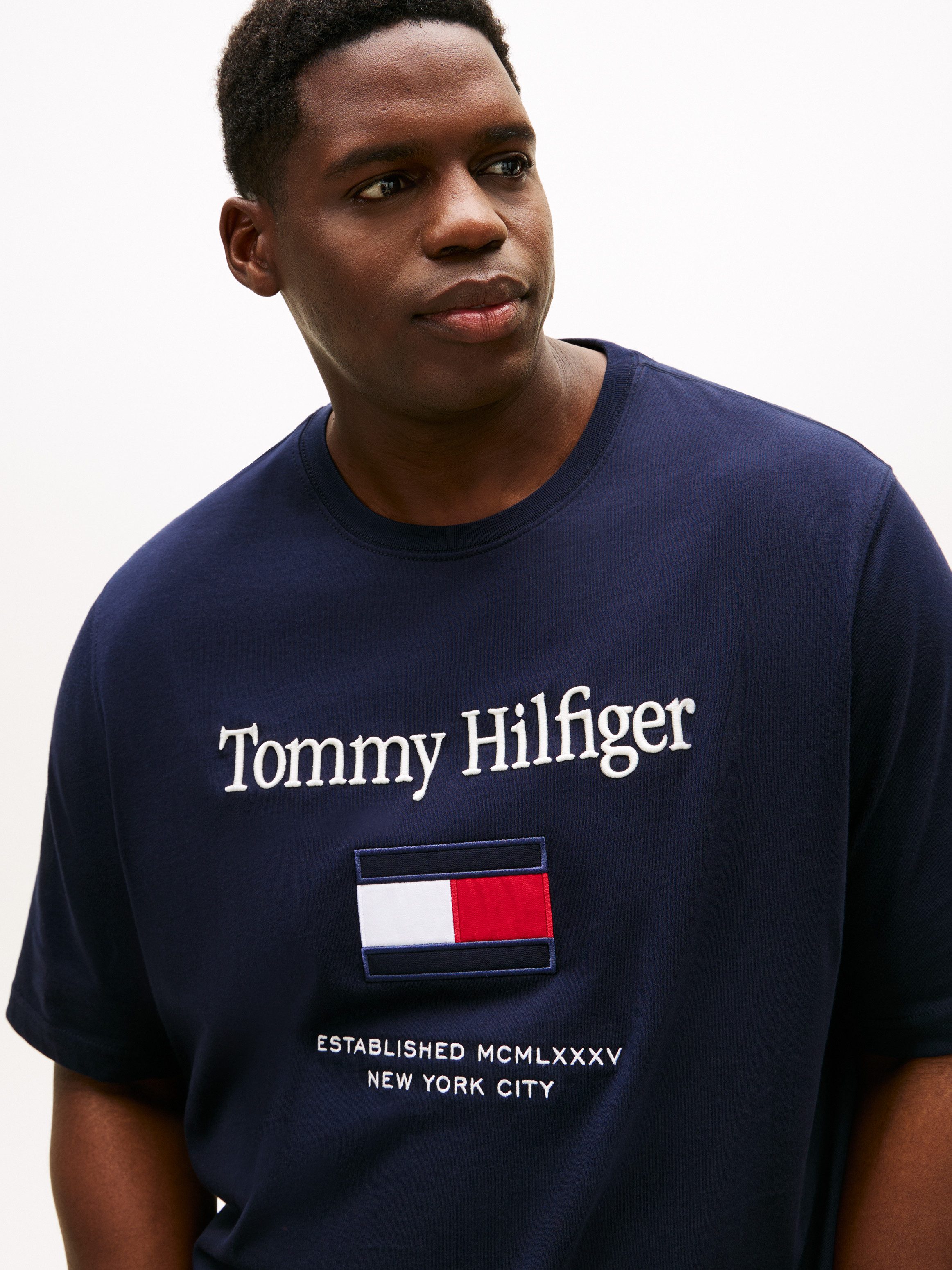 Tommy Hilfiger Big & Tall T-Shirt BT-TOMMY EMBRO FLAG Große Größen