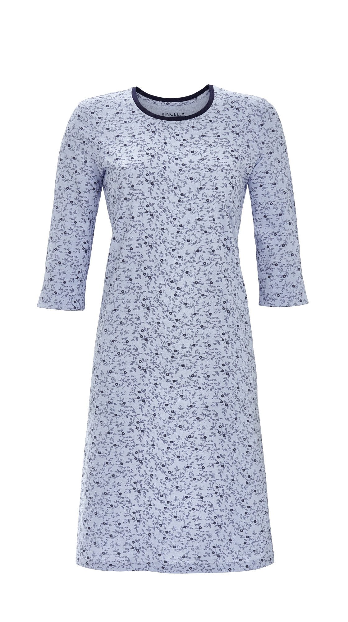 Ringella Nachthemd - Sleepshirt im Millefleurs-Dessin und 3/4 Arm Reine Bau günstig online kaufen