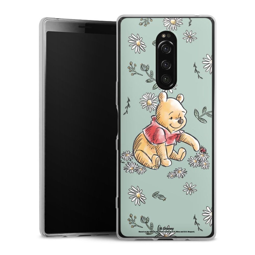 DeinDesign Handyhülle Winnie Puuh Disney Offizielles Lizenzprodukt Daisy and Bug Love, Sony Xperia 1 Slim Case Silikon Hülle Ultra Dünn Schutzhülle