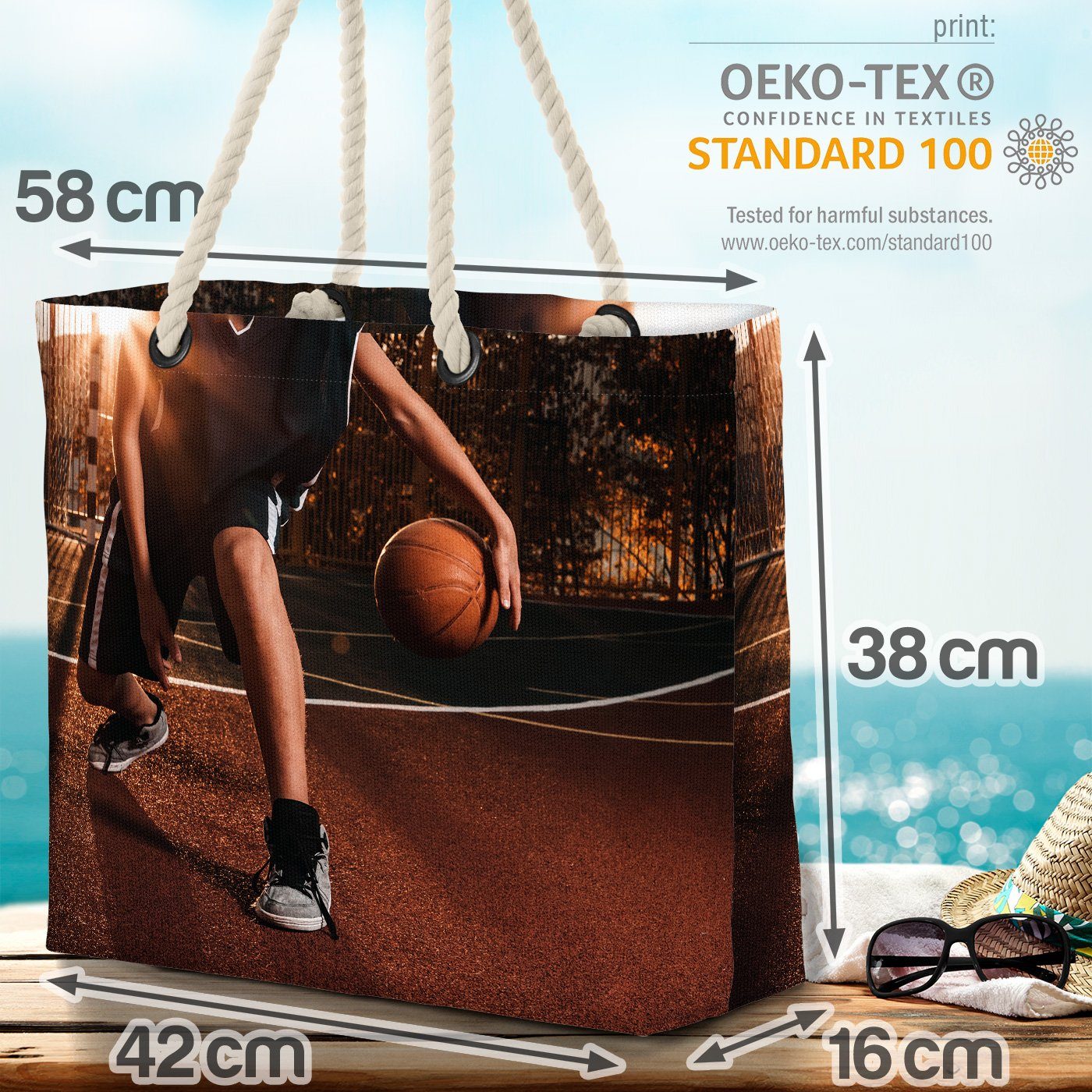 junge Spieler Sport Basketball Strandtasche sport (1-tlg), Game energie VOID ba basketball aktiv