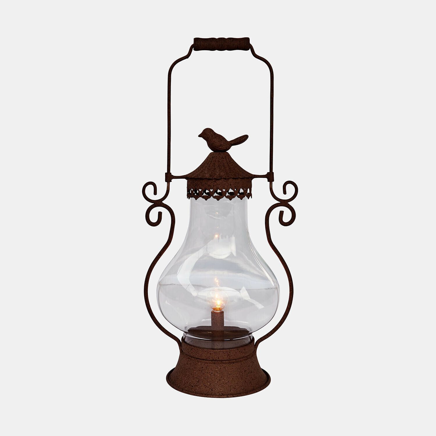 Mirabeau LED Laterne LED-Laterne Brisanne antikbraun