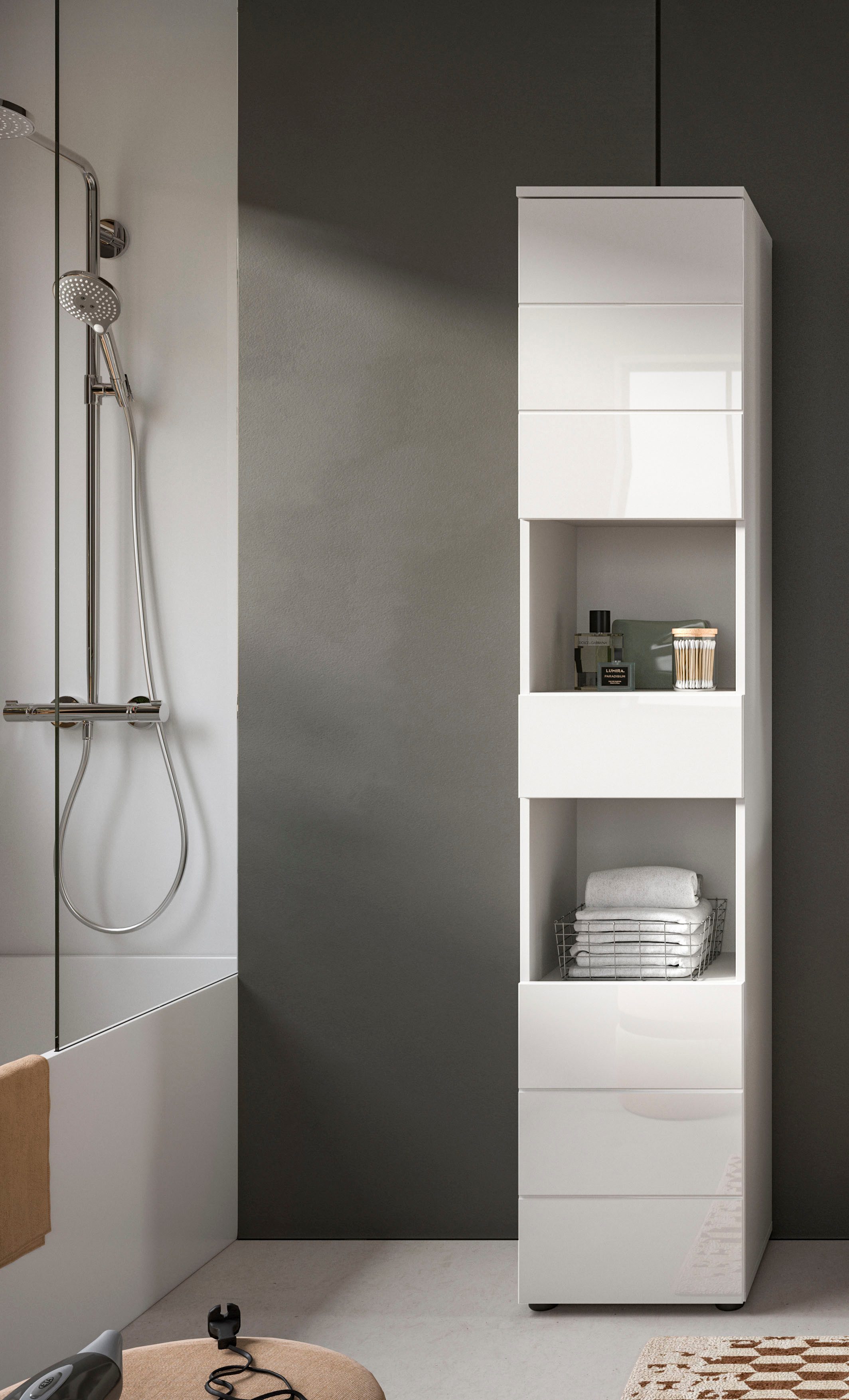 welltime Hochschrank Biel, Höhe 190 cm, günstig online kaufen