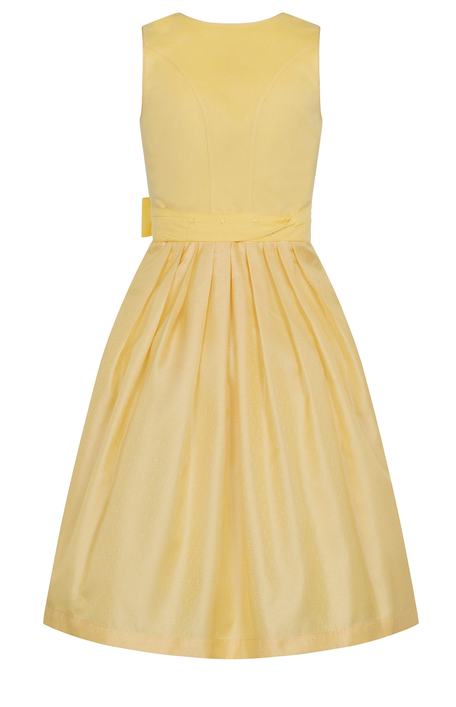 Nübler Trachtenkleid Midi Dirndl Babette in Citrin von Nübler - Rocklänge 65 cm