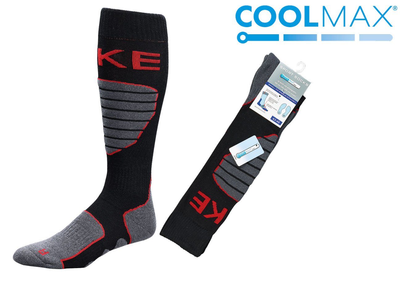 Sportsocken Biker Motorradsocken Strümpfe Funktions Sportsocken COOLMAX®