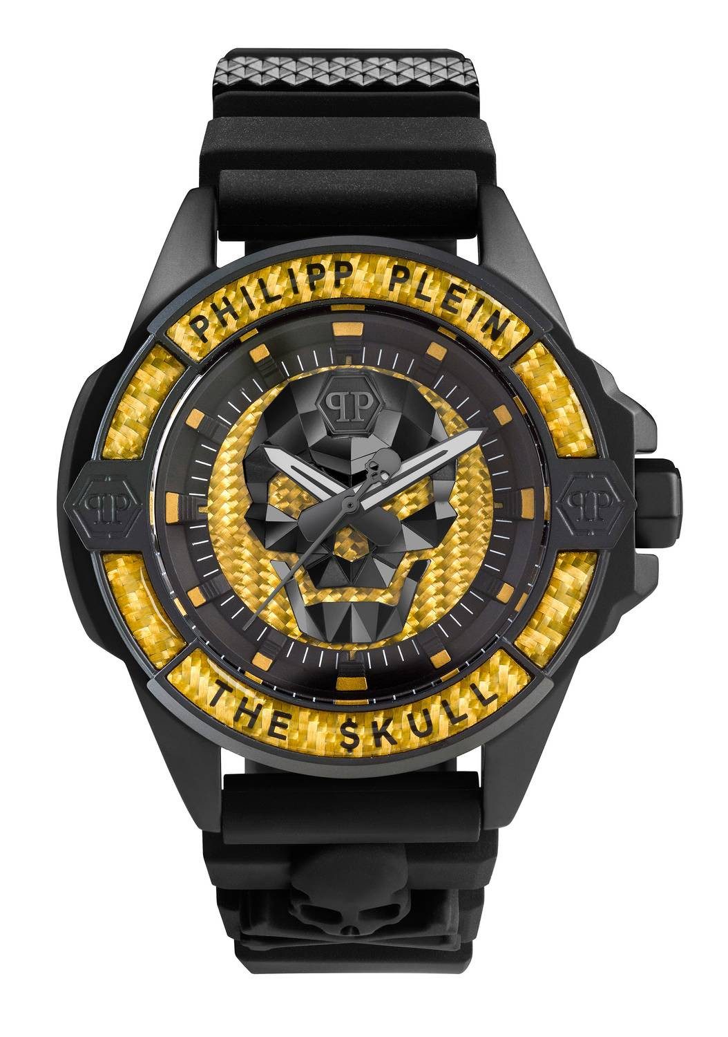 Quarzuhr The $kull Carbon Fiber