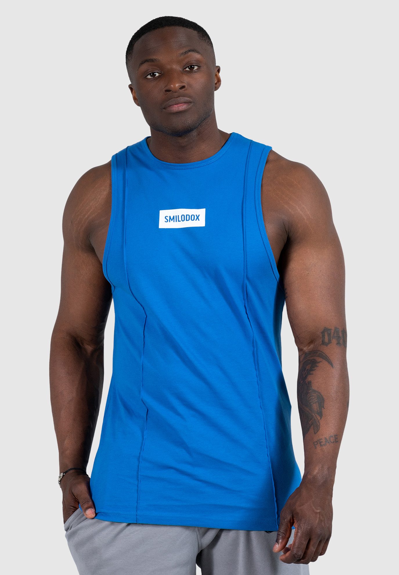 Smilodox Tanktop Richard 100% Baumwolle günstig online kaufen