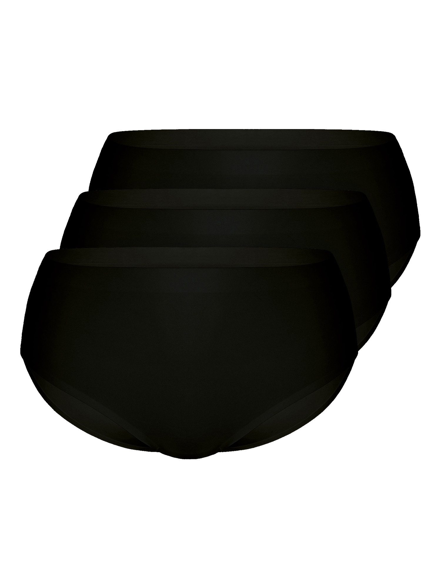 Sassa Hüftslip 3er Pack Slip Midi Bonded Micro (Packung, 3-St)