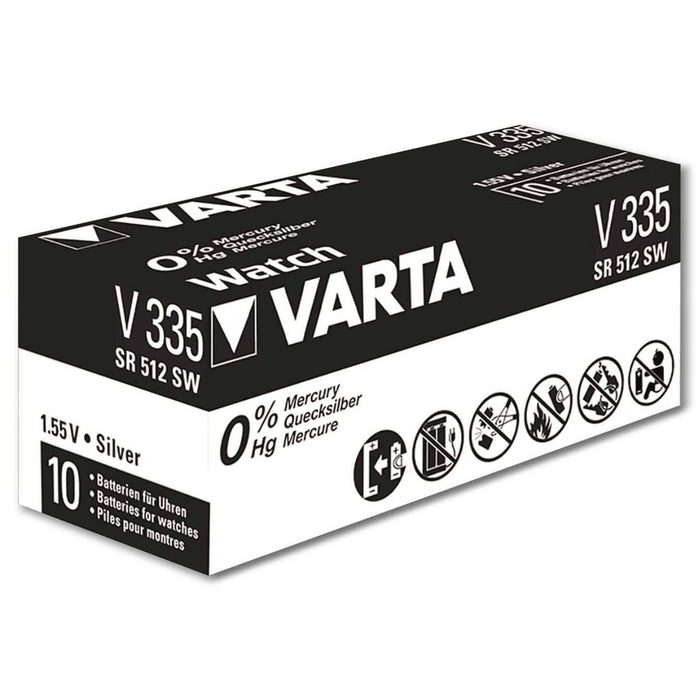 VARTA VARTA Knopfzelle Silver Oxide 335 SR512 1.55V Knopfzelle