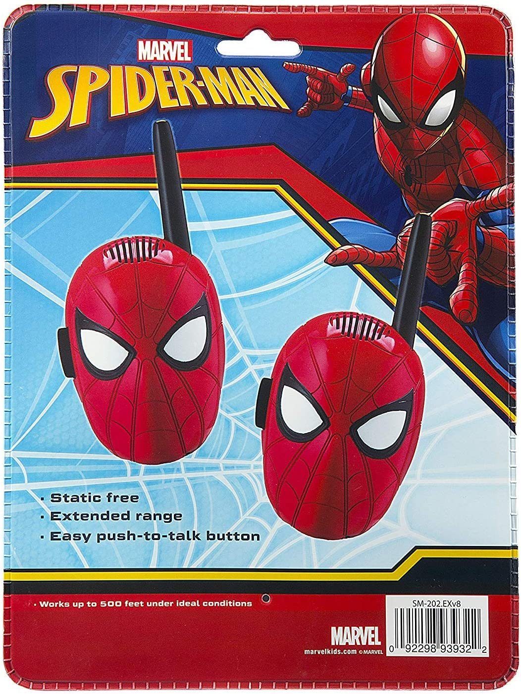 coolen eKids Talkie Talkie Spider-Man Walkie Ekids im Design Walkie 3d