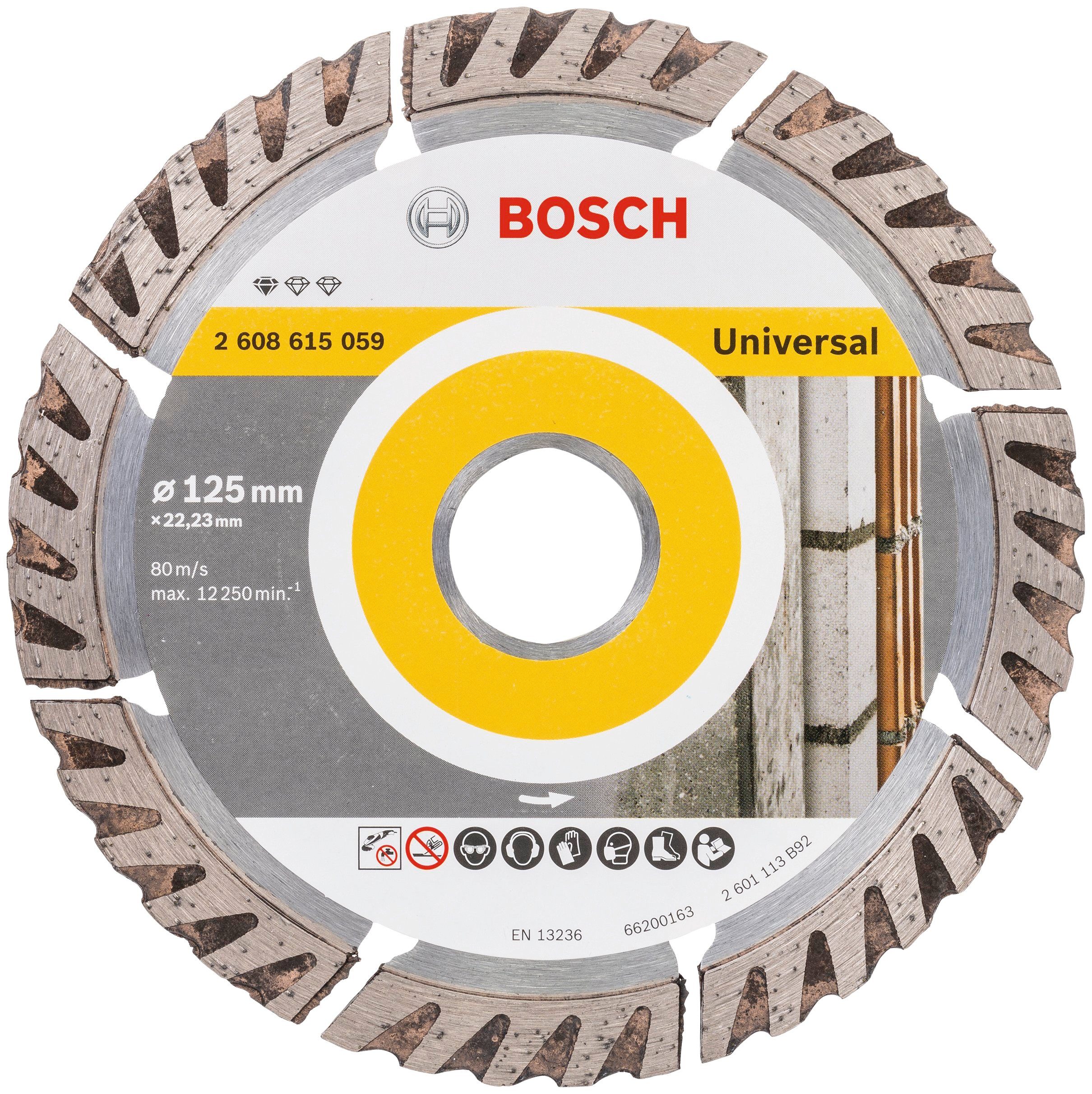 Bosch Professional Trennscheibe Standard Universal for 125 x22,23, 125 mm Ø