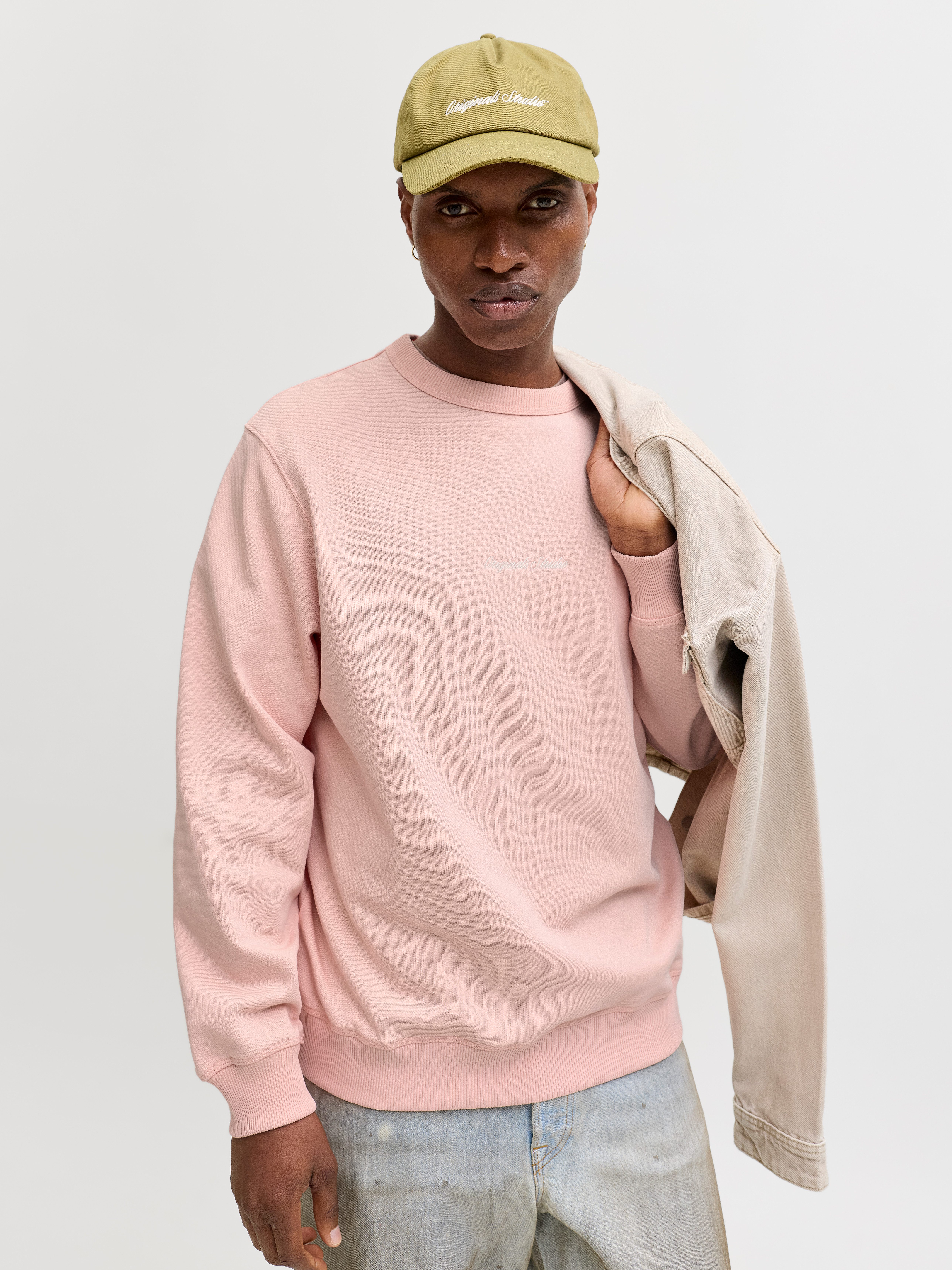 Jack & Jones Sweatshirt JORNORREBRO EMB SWEAT CREW NOOS mit Logo Print günstig online kaufen