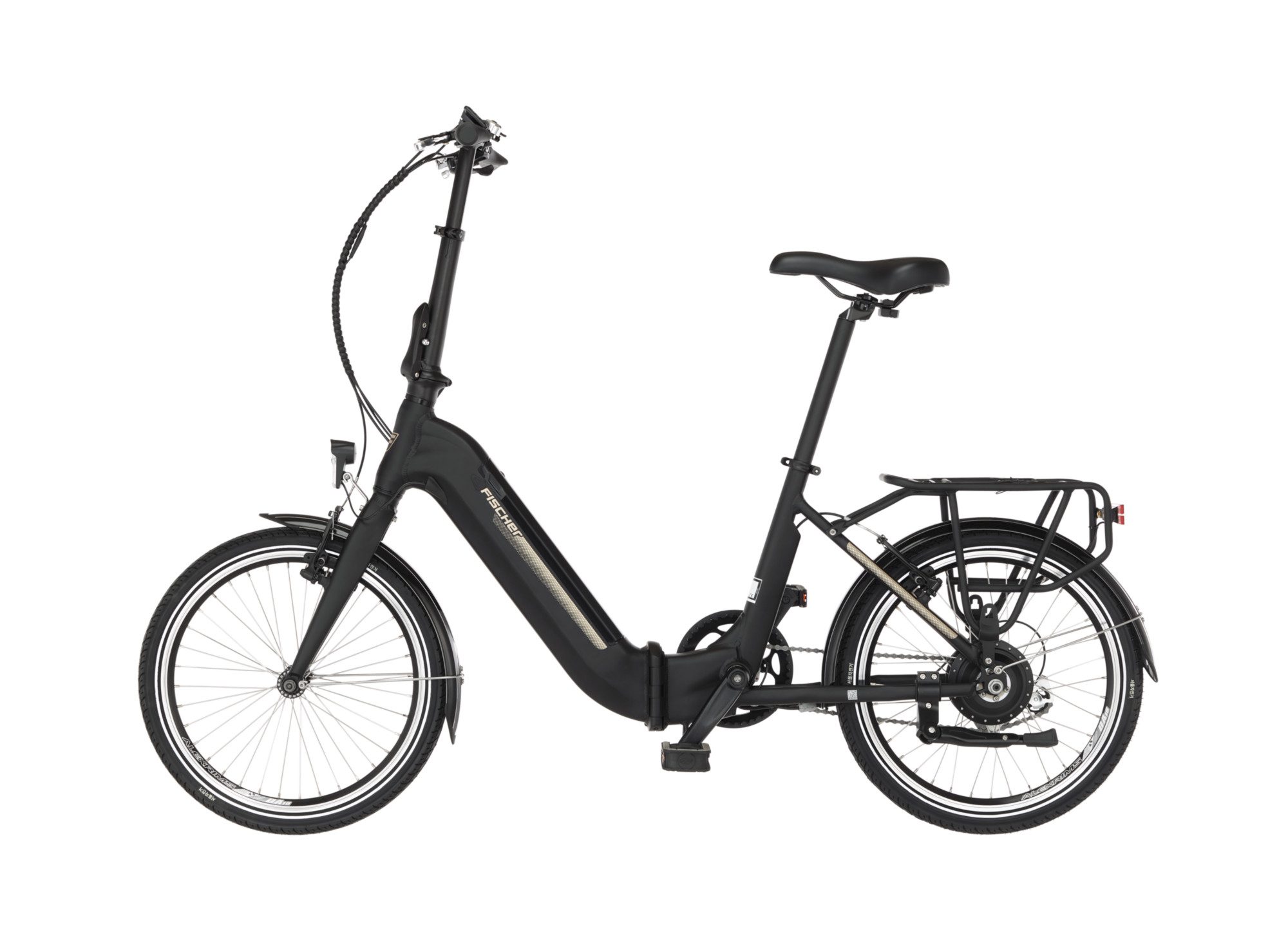 FISCHER Fahrrad E-Bike Faltrad CITA Agilo 2.0, 7 Gang Shimano ACERA SGS Schaltwerk, Heckmotor, 374 Wh