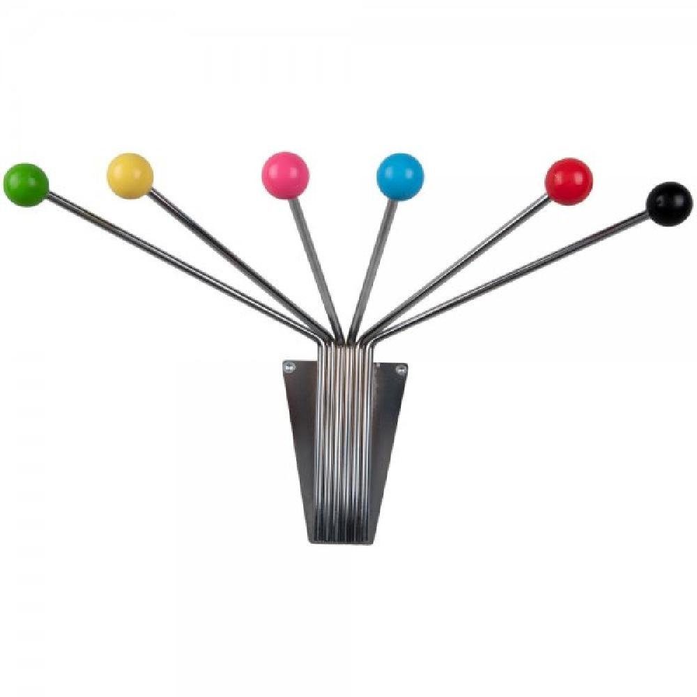 Present Time Garderobenhaken Hutgarderobe Neptune Chrome Coloured Balls (La günstig online kaufen