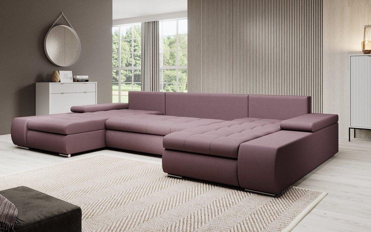 Luxusbetten24 mit Ecksofa Schlaffunktion Martino,