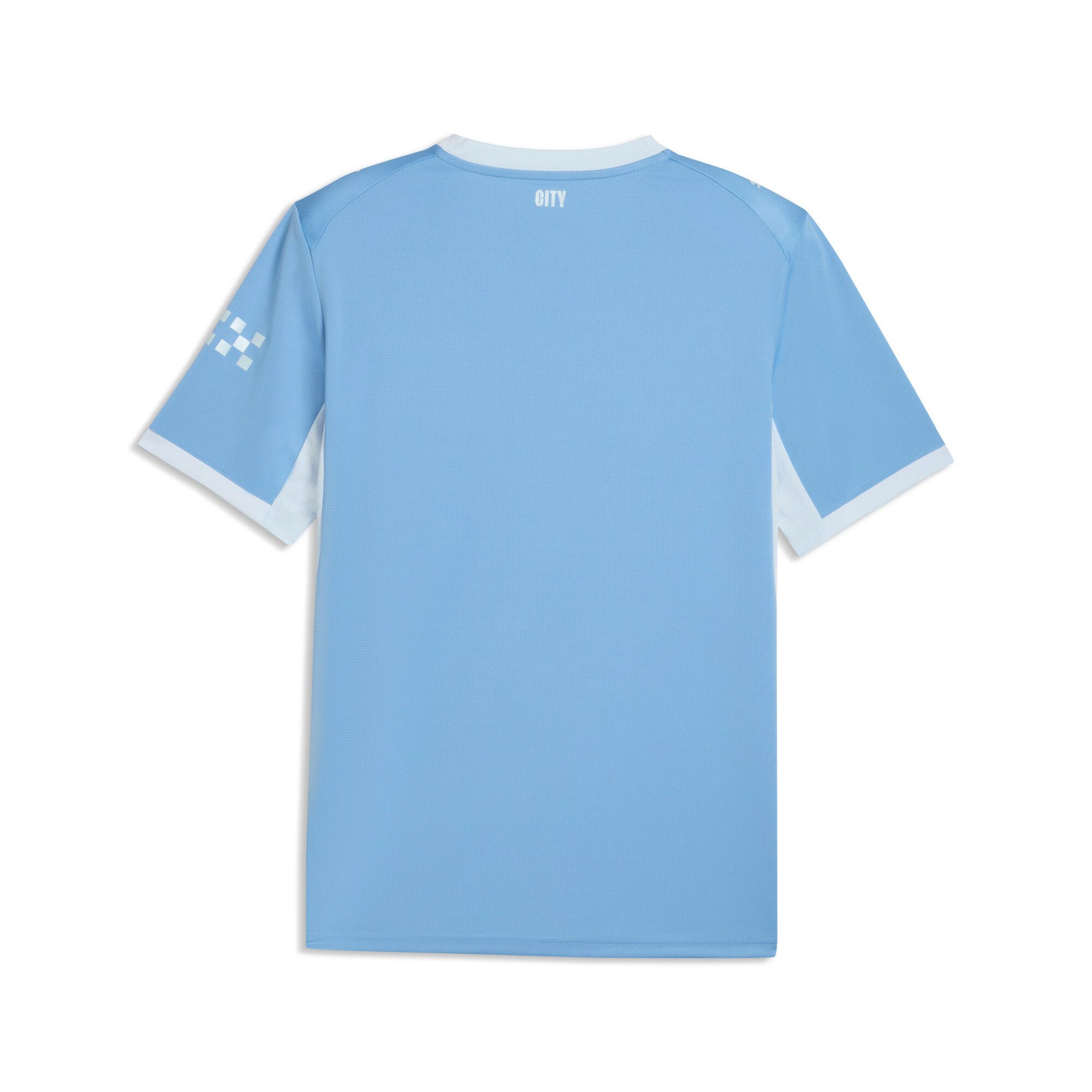 PUMA Fußballtrikot MCFC HOME JERSEY REPLICA für Erwachsene, mit Rundhalsausschnitt, kurzärmelig, atmungsaktiv