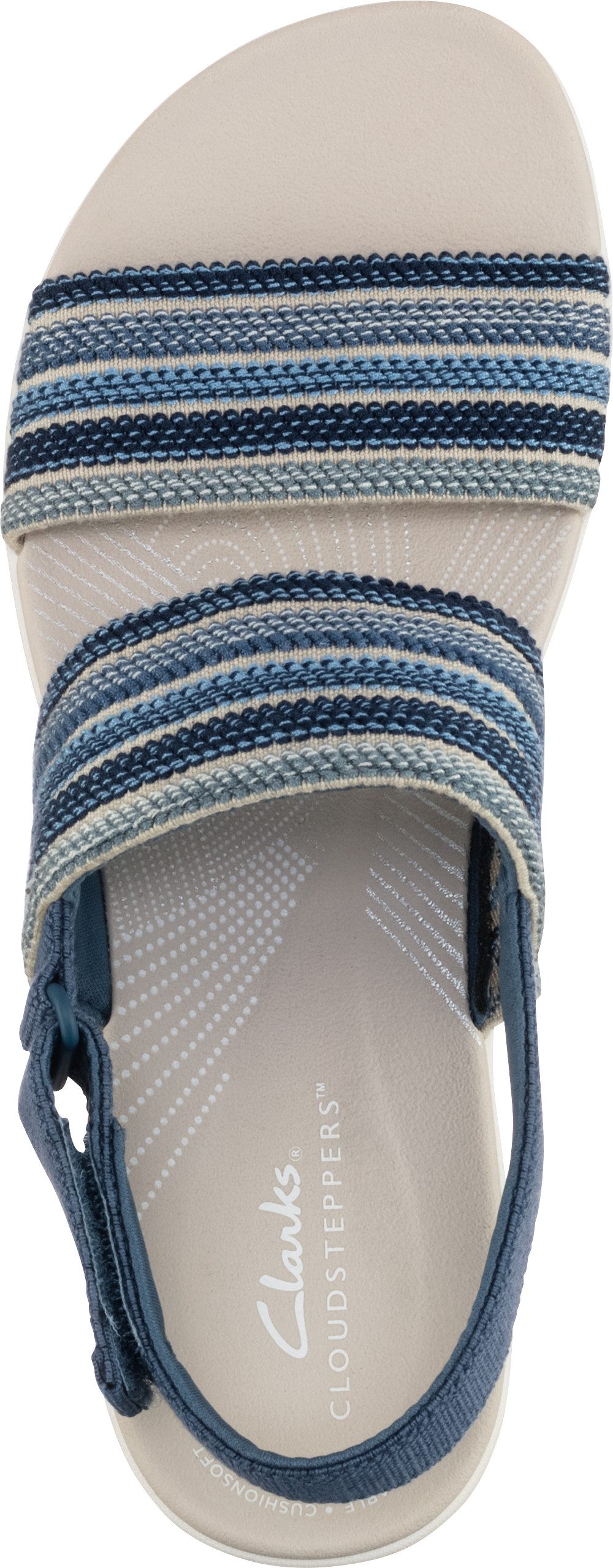 Clarks Sandale weiche und bequeme Passform, mit praktischem Klettverschluss