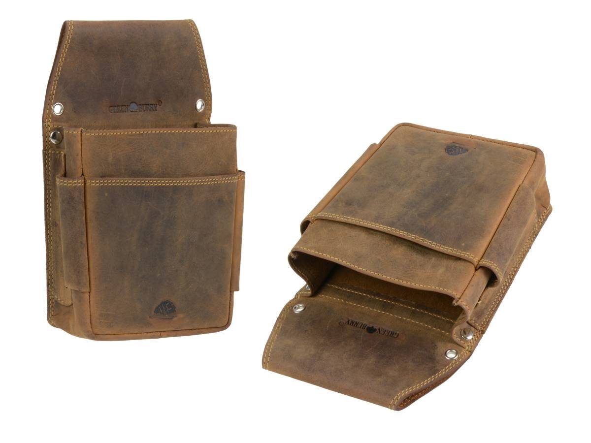 Greenburry Kellnerbörse Vintage, Kellnertasche, Holster, Leder