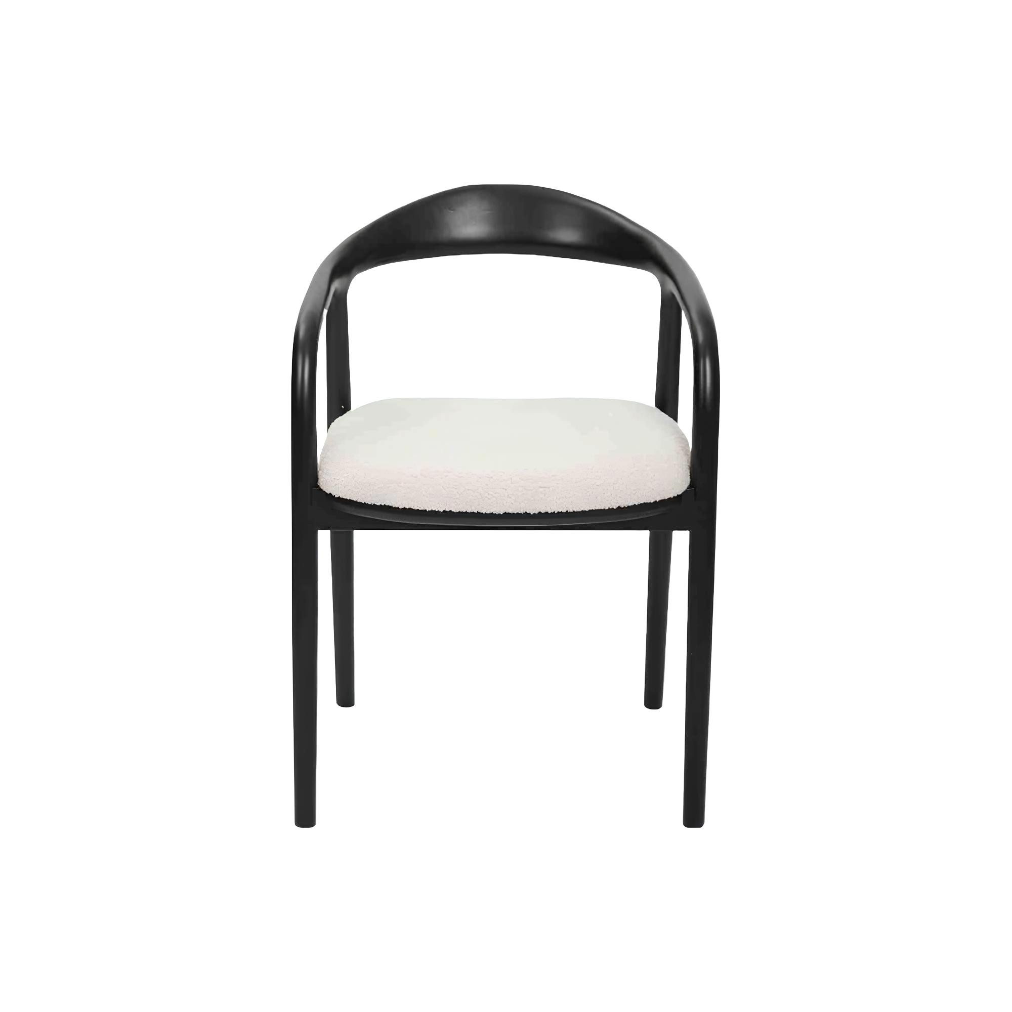 Xlmoebel Armlehnstuhl Edelstahlstuhl in Schwarz mit elegantem Design (1 St), Hergestellt in Europa