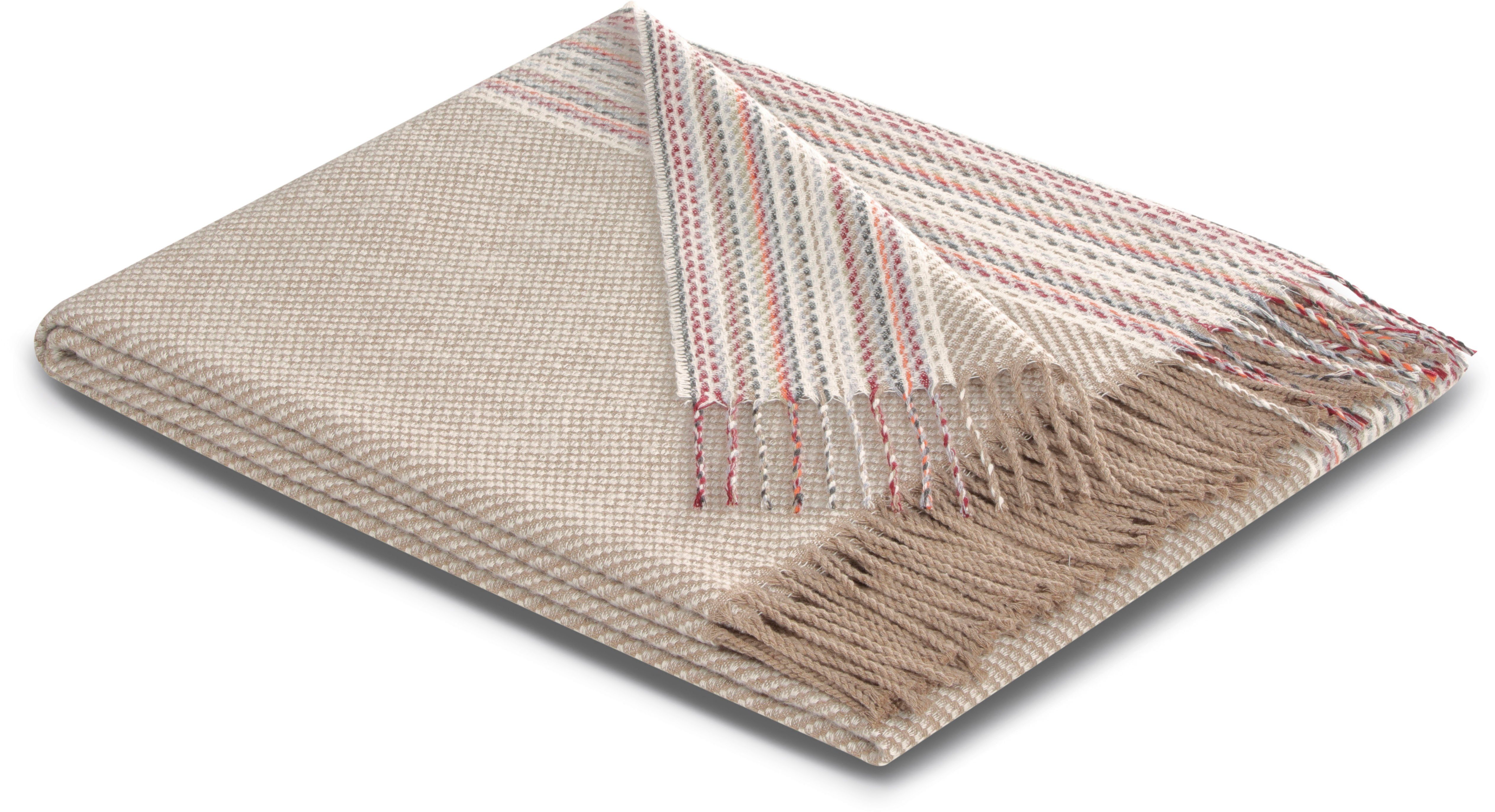 Plaid Essence, Biederlack, federleicht mit außergewöhnlichem Dessin günstig online kaufen