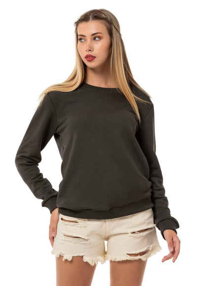 RedBridge Sweatshirt Rundhals Pullover Premium Qualität