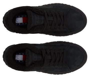 Tommy Jeans TOMMY JEANS NEW CUPSOLE LEAT WL Plateausneaker mit Logo im Plateau, Freizeitschuh, Halbschuh, Schnürschuh