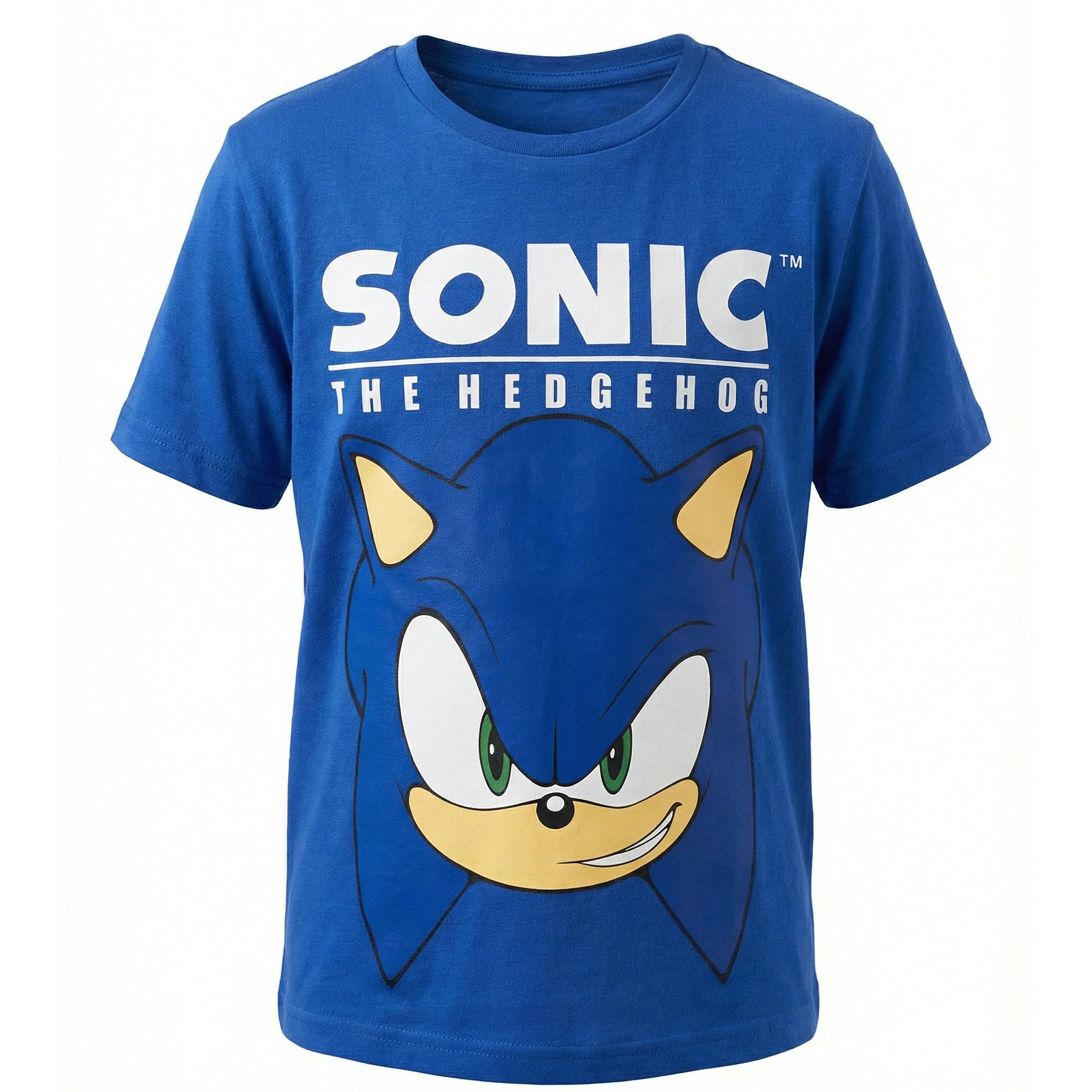 Sonic The Hedgehog Print-Shirt Sonic The Hedgehog Kinder Junge kurzarm T-Shirt Shirt 100% Baumwolle, Gr. 116 bis 152