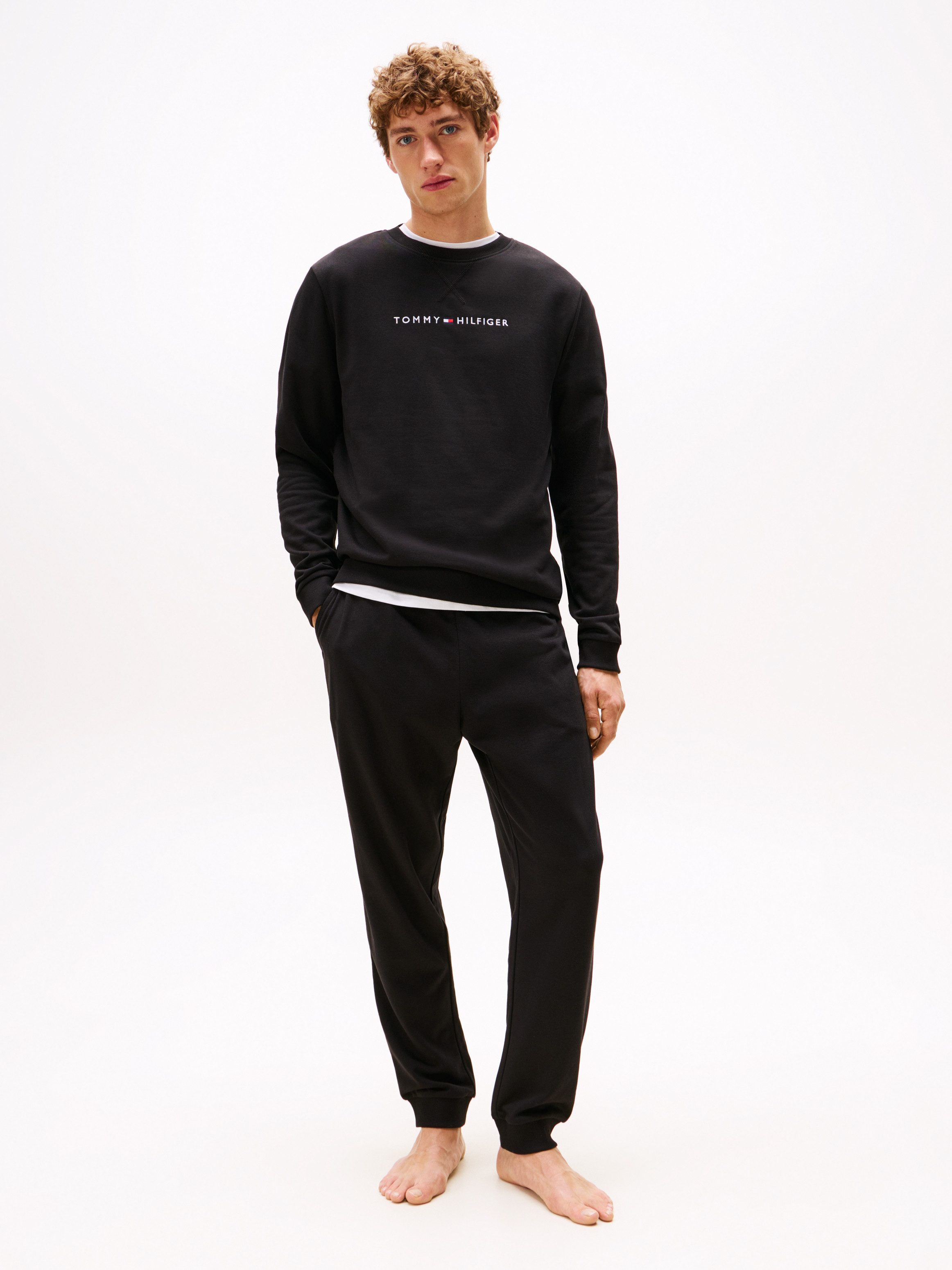 Tommy Hilfiger Underwear Sweatshirt TRACK TOP Loungesweatshirt, Rundhals, regular fit, schlichtes Design – Bild 3 von 5