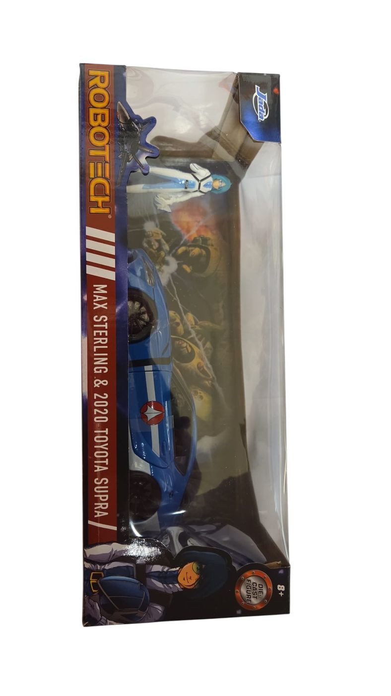 JADA Actionfigur Robotech Max Sterling Figur 2020 Toyota Supra 1:24