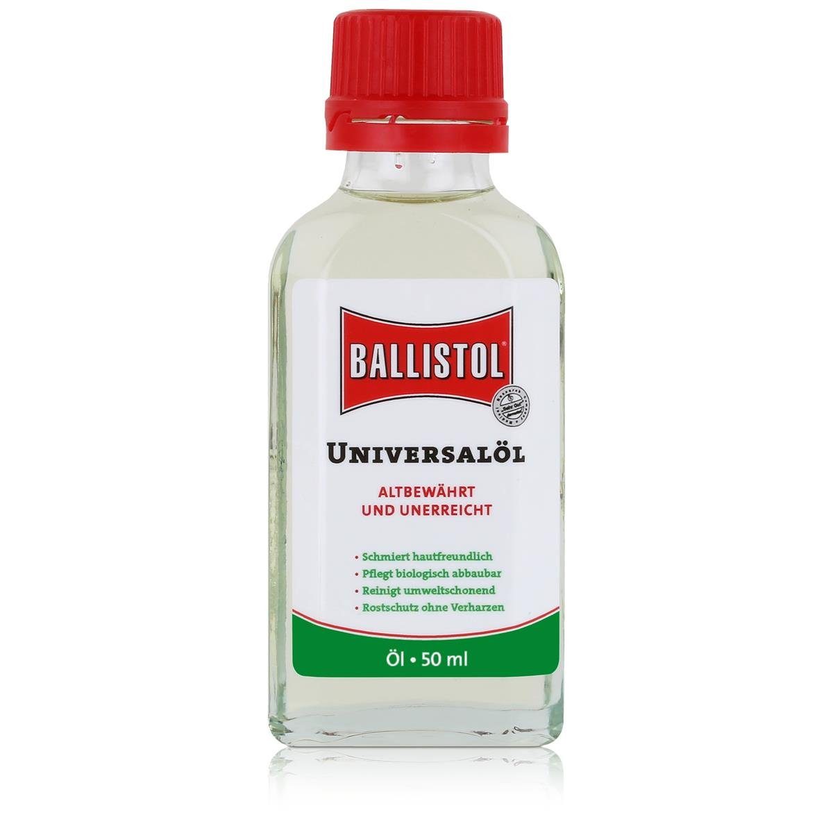 Ballistol Multifunktionsöl Ballistol Universalöl Flasche 50ml - Rostschutz ohne Verharzen (1er Pa